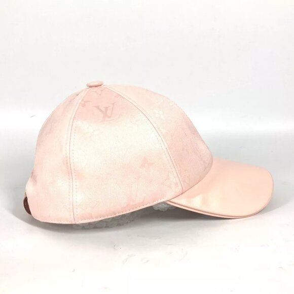 LOUIS VUITTON M7089L Monogram Cap-LV First hat cap baseball cap cotton pink - Picture 8 of 12